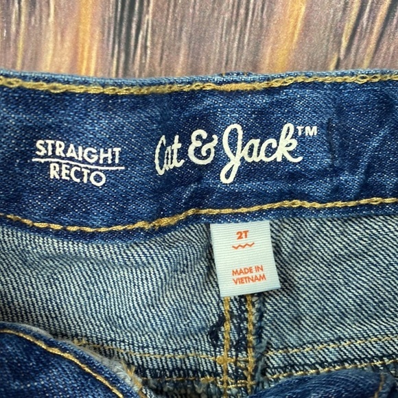 Cat & Jack Blue Jeans- Size 2T - Picture 2 of 8